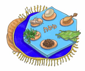 Seder Plate
Digital illustration